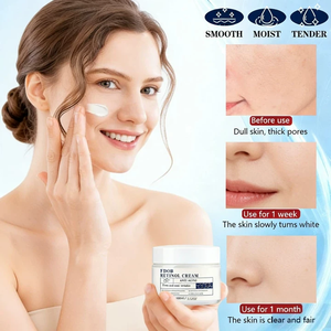 Crème hydratante anti-rides au rétinol naturel 100g, pour la régénération de la peau, la réduction des rides, le lifting et une meilleure élasticité - Product Image 3