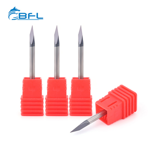 BFL Tungsten Carbide Đáy Phẳng Khắc End Phay Cutter <span class=keywords><strong>CNC</strong></span> Kim Loại Khắc Bits Công Cụ Cắt - Product Image 2