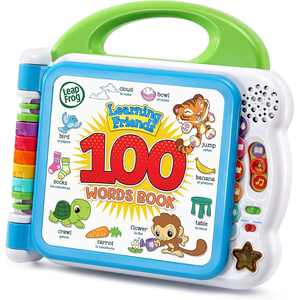 Libro de 100 Palabras LeapFrog Learning Friends, Verde, con Audio en Inglés, Empaque Sin Frustraciones - Product Image 1
