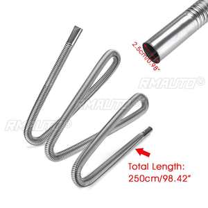 Tuyau d'échappement de chauffage de stationnement pour voiture de 250 cm avec colliers de serrage, en acier inoxydable, pour chauffage diesel - Product Image 6