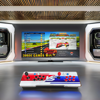 Console de jeu d'arcade rétro Pandora Box 36800 avec double joystick, connexion filaire, prise US, mémoire 64 Go, vente en gros