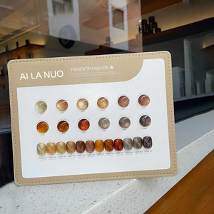 AILANUO Vernis à ongles en gel plaqué cristal hautement pigmenté Vernis à ongles en gel UV magnétique réfléchissant pour les yeux de chat Marque privée OEM 12 couleurs - Product Image 1