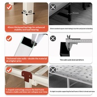 Lit pliant domestique 1,2 m, cadre en acier, design simple, portable, gain de place, lit assemblé pour adultes, idéal pour appartements locatifs
