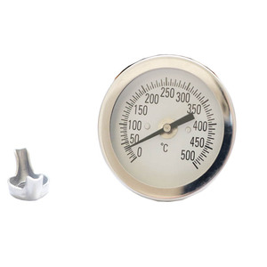 Tùy chỉnh 2.5 "tất cả SS 304 0-500c lò trở lại loại BBQ lưỡng kim Nhiệt kế đo nhiệt độ - Product Image 3
