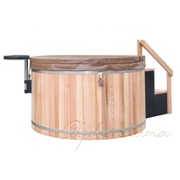 Jacuzzi Nordique en Bois d'Extérieur pour 4 Personnes, le Moins Cher