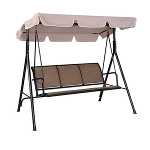 Hamac d'extérieur en métal Rock, chaise à bascule, Patio, <span class=keywords><strong>banc</strong></span> de jardin, 3 places - Product Image 1