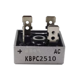 Convertidor de Corriente de Puente Rectificador Ultrasónico Monofásico KBPC50-10 de CA a CC, Incluye los Modelos KBPC3510 y KBPC2510 - Product Image 1