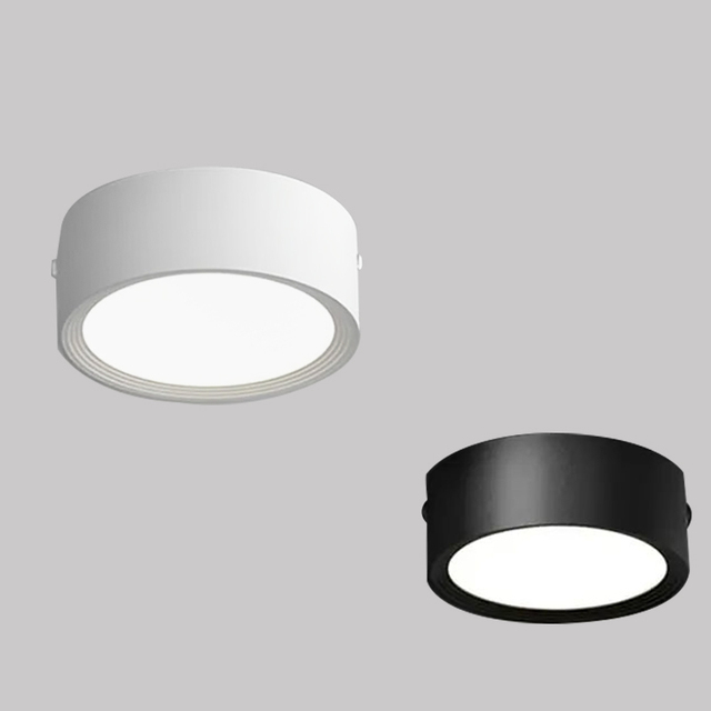 Household & Commercial IP44 Rated LED Ceiling Lamp Modern Ultra-thin Circular Downlight for Home Office Use