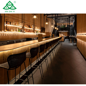 Mejor precio Hotel comercial Sillas de comedor modernas Cuero Acero Restaurante Bar Café Panel sólido Banco Sofá Cabina Banco - Product Image 6