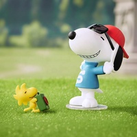 MINISO pour Snoopy PVC Travel Partner Series Figure Cute Blind Box Collection