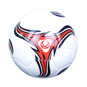 Balón de fútbol personalizable cosido a máquina de cuero y PU para partidos de fútbol de escuela primaria y secundaria - Product Image 4