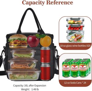 Free Sample Wholesale Custom Large Capacity Oxford Bag Outdoor <b>Portable</b> Bag Cooler - Product Image 4