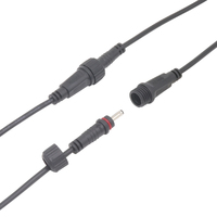 Universeller 5,5mm*2,1mm Messing-Buchsenstecker für Panelmontage DC LED-Kabelverbinder Geformter 18/20/22/24AWG Kabelanschluss
