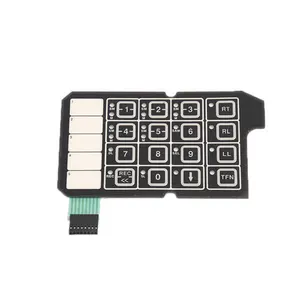 Desi导电按钮Fpc键盘覆盖膜触摸按钮开关Tactil带发光二极管背光覆盖开关面板