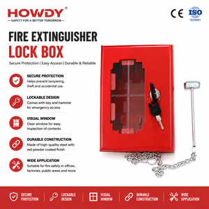 High Security Fire Emergency Key Box Steel Key Cabinet Master Lock Firefighting Equipments Key Box Steel Safety Escape