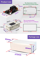 XY3607FS Régulateur de tension DC à découpage CNC réglable avec alimentation à tension et courant constants, charge solaire 7A/252W