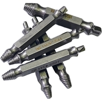 Extracteur de boulons Lot de 6 extracteurs de vis endommagés en spirale adaptés pour enlever facilement les boulons cassés, les vis dénudées et les vis minuscules