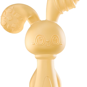 Sucette en silicone personnalisée en gros, en forme de lapin, souple, de qualité alimentaire, jouet de dentition pour bébé, apaisant pour les molaires des nourrissons, fabricant OEM/ODM - Product Image 6