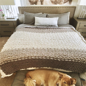 Manta de hilo de chenilla supergruesa, brazo gigante de ganchillo - Product Image 6