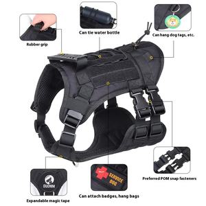 2025 di vendita calda impermeabile imbracatura per cani regolabile tattico per cani di media taglia di lusso riflettente durevole per esterni - Product Image 3