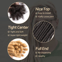 Estensioni Dreadlock Naturali BLT in Capelli Remy Brasiliani, Morbide, Fatte a Mano, per Intrecciare all'Uncinetto - Vendita all'Ingrosso con Consegna Rapida