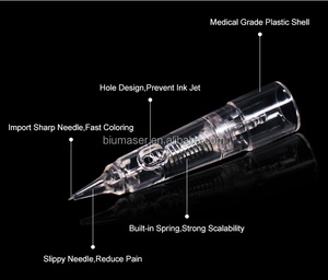 Aiguilles de cartouche Biomaser pour Dermograph, tatouage des sourcils, aiguilles de maquillage permanent Biomaser P70, livraison gratuite - Product Image 2