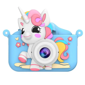 Nouvel appareil photo numérique pour enfants Unicorn 1080P, jouets, mignon cheval, cadeau d'anniversaire pour enfants, appareil photo avec jeu - Product Image 2