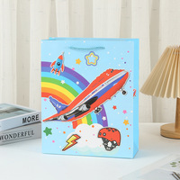 Sacs cadeaux en carton blanc écologiques et créatifs à thème de Noël avec poignées pour vêtements, chaussures, cadeaux d'anniversaire d'étudiants - Vente en gros