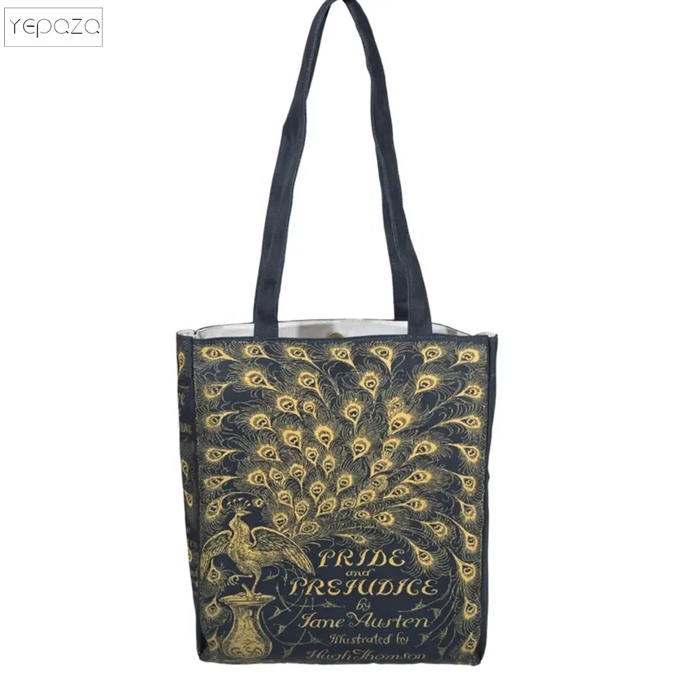Pride and Prejudice Tote Bag Jane Austen Fan Gift Regency Gift Large Tote Bag Book Lover Gift Laptop Bag