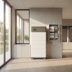 Batterie de stockage d'énergie domestique modulaire empilable haute tension, extensible tout-en-un, batterie au lithium, puissance de sortie 10-20 kW pour réseau électrique - Product Image 5