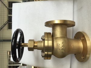 Vannes d'angle en bronze 5K pour applications marines JIS F7302 - Product Image 3