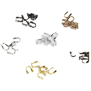 Protectores de Hilo Metálicos en Forma de U para Joyería, para Collares y Pulseras, en Chapado de Oro Blanco, Oro Rosa, Plata, Bronce Oscuro y Bronce KC - Product Image 5