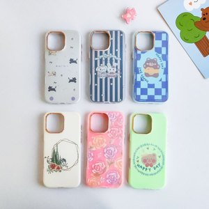 Giá cả phải chăng giá màu may mắn máy ảnh bảo vệ cho <span class=keywords><strong>iPhone</strong></span> 16 trường hợp 15 14 12 mô hình sông băng dễ thương sáng tạo - Product Image 1