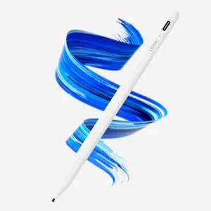 Pena Stylus Bluetooth pengisian cepat, pena Stylus meja penolakan telapak tangan layar sentuh untuk Apple Ipad