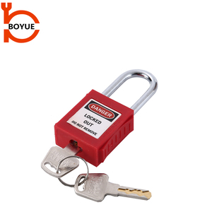 Lucchetto di Sicurezza in Nylon e Acciaio Inossidabile Antifurto Durevole con Sistema a Chiave Maestra per Bloccaggio Industriale Sicuro - Product Image 4