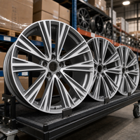 Nuevas Llantas Bicolor de Aleación de Aluminio Forjado a Medida de 18-24 Pulgadas, de Lujo Ejecutivo para M5 Tesla Model S