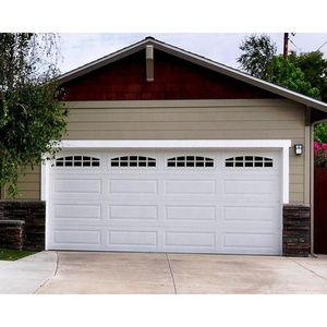 2025Hot Sale chinois électrique sectionnel portes de <span class=keywords><strong>garage</strong></span> coulissantes avec fenêtres et <span class=keywords><strong>porte</strong></span> piétonne - Product Image 2