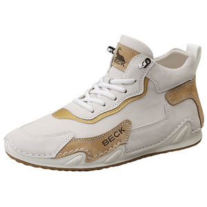 Chaussures d'été décontractées pour femmes grandes tailles, respirantes, en maille et cuir véritable, avec bande élastique, pour l'extérieur – Nouveauté transfrontalière - Product Image 1