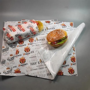 Papel de Hornear para Envolver Sándwiches de Grado Alimenticio Personalizado, Recubierto de PE, Antigrasa, con Logotipo Impreso - Product Image 1