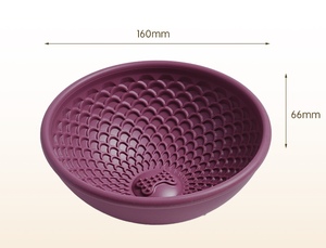 New Creative Pet Supplies Food Feeding Utensils Slow Pet <strong>Bowl</strong> Tumbler Unbreakable <strong>Round</strong> Slow Feeder Silicone <strong>Bowl</strong> for Cat <strong>Dog</strong> - Product Image 4