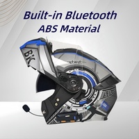 Productos Populares Casco Modular de ABS con Bluetooth Casco Abatible Personalizado Accesorios para Motocicleta