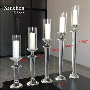 Set di Candelabri Alti in Cristallo ZT-026 in Offerta Speciale per Decorazioni da <span class=keywords><strong>Tavola</strong></span> per <span class=keywords><strong>Capodanno</strong></span>, San Valentino, Ringraziamento, Natale e Matrimoni - Product Image 5
