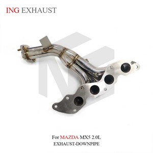ING Factory Auto nuevo estilo colector encabezado para <span class=keywords><strong>MAZDA</strong></span> <span class=keywords><strong>MX5</strong></span> 2.0L sistema de escape de acero inoxidable accesorios de coche - Product Image 4