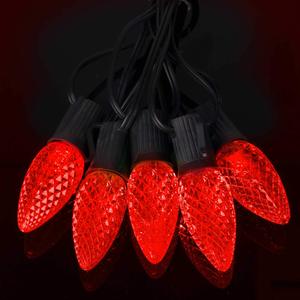 Cho <span class=keywords><strong>ul</strong></span> 120V C9 <span class=keywords><strong>LED</strong></span> giáng sinh Đèn mặt bóng đèn nến đèn cho khách sạn E17 loại cơ sở - Product Image 3