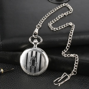 Montre de poche <span class=keywords><strong>Elodie</strong></span> Antique en alliage doré et argenté, grand format, avec bracelet, style rétro, à quartz, cadeau, vente chaude - Product Image 3