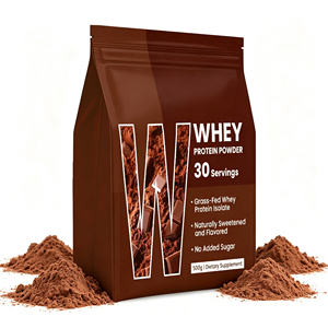Proteine del Siero di Latte da Bovini Alimentati con Erba per Crescita Muscolare e Recupero, Supporto <span class=keywords><strong>Massa</strong></span> Magra, Alto Contenuto Proteico, Non-OGM, 500g - Product Image 1