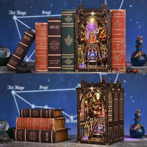Kit de Manualidades para Rincón de Lectura Personalizado <span class=keywords><strong>con</strong></span> los Doce Signos del Zodiaco, Rompecabezas 3D de Madera en Miniatura, Material Ecológico, Decoración Personalizada - Product Image 6