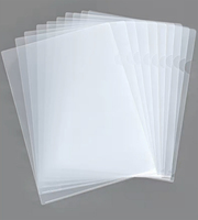 Carpeta de Archivos A4 con Cubierta de Papel Plástico Transparente al por Mayor, Material de Oficina