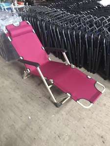 Chaise longue de plage pliable en aluminium durable pour le jardin, le bureau, la terrasse, la pause déjeuner, la détente en plein air, chaise inclinable à gravité zéro - Product Image 5