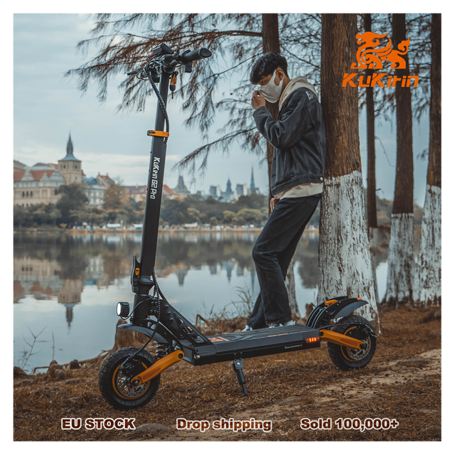 2023 New Kukirin G2 Pro Adult E-scooter With 600w Motor 48V Max Speed up to 50km/h Max Durance 50km Electric Scooter